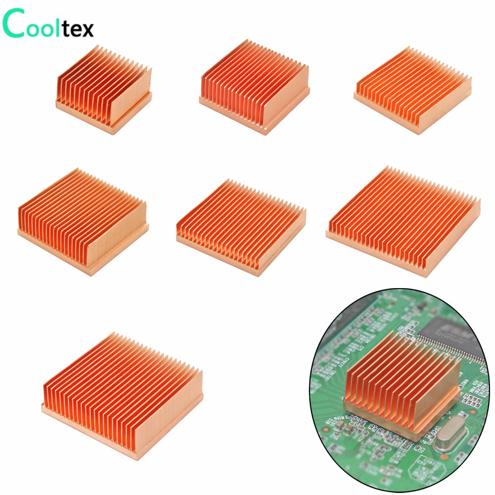 Raspberry Pi Water Cooling Kit - DIY Reines Kupfer Kühlkörper Skiving Fin